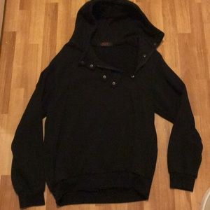 DJT hooded sweat shirt with style, size 2X.